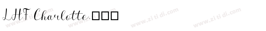 LHF Charlotte字体转换